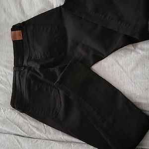 Fran Denim black sash jean size 29